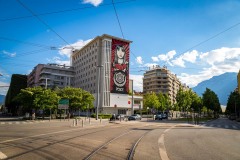 Sur les murs de Grenoble