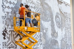 Grafs, pochoirs et affiches sur les murs de Paris