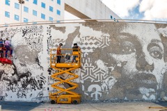 Grafs, pochoirs et affiches sur les murs de Paris