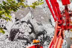 Grafs, pochoirs et affiches sur les murs de Paris