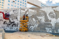 Grafs, pochoirs et affiches sur les murs de Paris