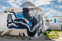 Sur les murs de Djerba