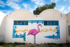 Sur les murs de Djerba