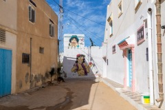 Sur les murs de Djerba