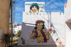 Sur les murs de Djerba