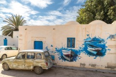 Sur les murs de Djerba