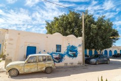 Sur les murs de Djerba