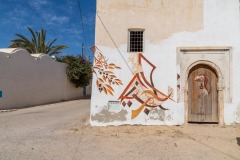 Sur les murs de Djerba