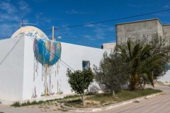 Sur les murs de Djerba