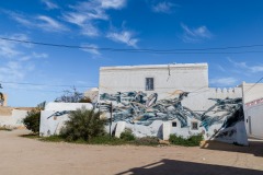 Sur les murs de Djerba