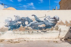 Sur les murs de Djerba