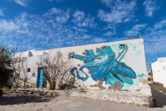 Sur les murs de Djerba