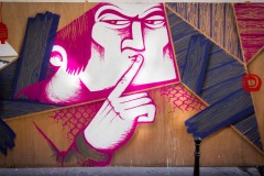 Grafs, pochoirs et affiches sur les murs de Paris