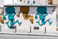 Sur les murs de Paris