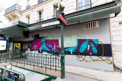 Grafs, pochoirs et affiches sur les murs de Paris