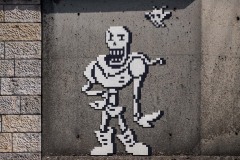 PA-1465 - Undertale Papyrus - Avenue de la Porte de la Villette 19è