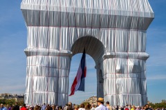 L'Arc de Triomphe Wrapped par Christo & Jeanne-Claude