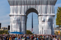 L'Arc de Triomphe Wrapped par Christo & Jeanne-Claude