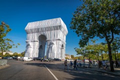 L'Arc de Triomphe Wrapped par Christo & Jeanne-Claude