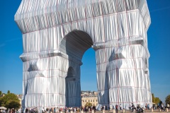 L'Arc de Triomphe Wrapped par Christo & Jeanne-Claude