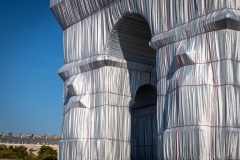 L'Arc de Triomphe Wrapped par Christo & Jeanne-Claude