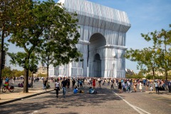 L'Arc de Triomphe Wrapped par Christo & Jeanne-Claude