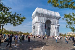 L'Arc de Triomphe Wrapped par Christo & Jeanne-Claude