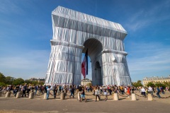 L'Arc de Triomphe Wrapped par Christo & Jeanne-Claude