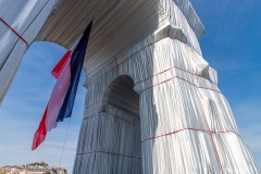 L'Arc de Triomphe Wrapped par Christo & Jeanne-Claude