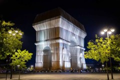 L'Arc de Triomphe Wrapped par Christo & Jeanne-Claude