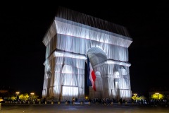 L'Arc de Triomphe Wrapped par Christo & Jeanne-Claude