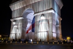 L'Arc de Triomphe Wrapped par Christo & Jeanne-Claude