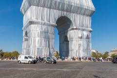 L'Arc de Triomphe Wrapped par Christo & Jeanne-Claude