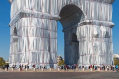 L'Arc de Triomphe Wrapped par Christo & Jeanne-Claude