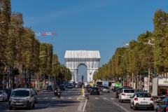 L'Arc de Triomphe Wrapped par Christo & Jeanne-Claude