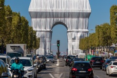 L'Arc de Triomphe Wrapped par Christo & Jeanne-Claude