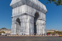 L'Arc de Triomphe Wrapped par Christo & Jeanne-Claude