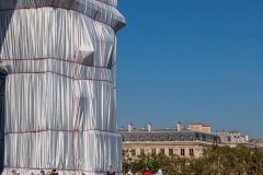 L'Arc de Triomphe Wrapped par Christo & Jeanne-Claude