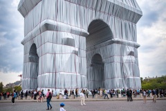 L'Arc de Triomphe Wrapped par Christo & Jeanne-Claude