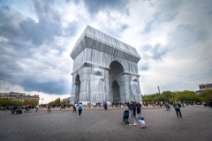 L'Arc de Triomphe Wrapped par Christo & Jeanne-Claude