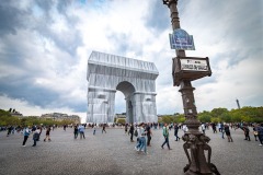 L'Arc de Triomphe Wrapped par Christo & Jeanne-Claude