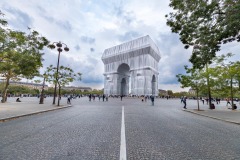 L'Arc de Triomphe Wrapped par Christo & Jeanne-Claude