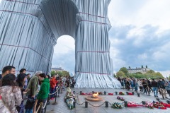 L'Arc de Triomphe Wrapped par Christo & Jeanne-Claude