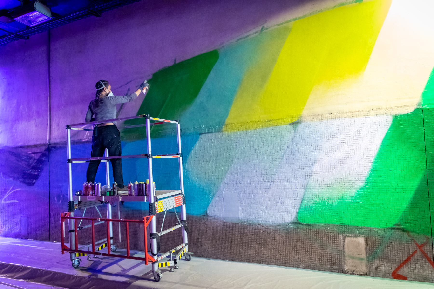 Tunnel des Tuileries - L’art urbain en bord de Seine - Work in progress - Juillet 2022