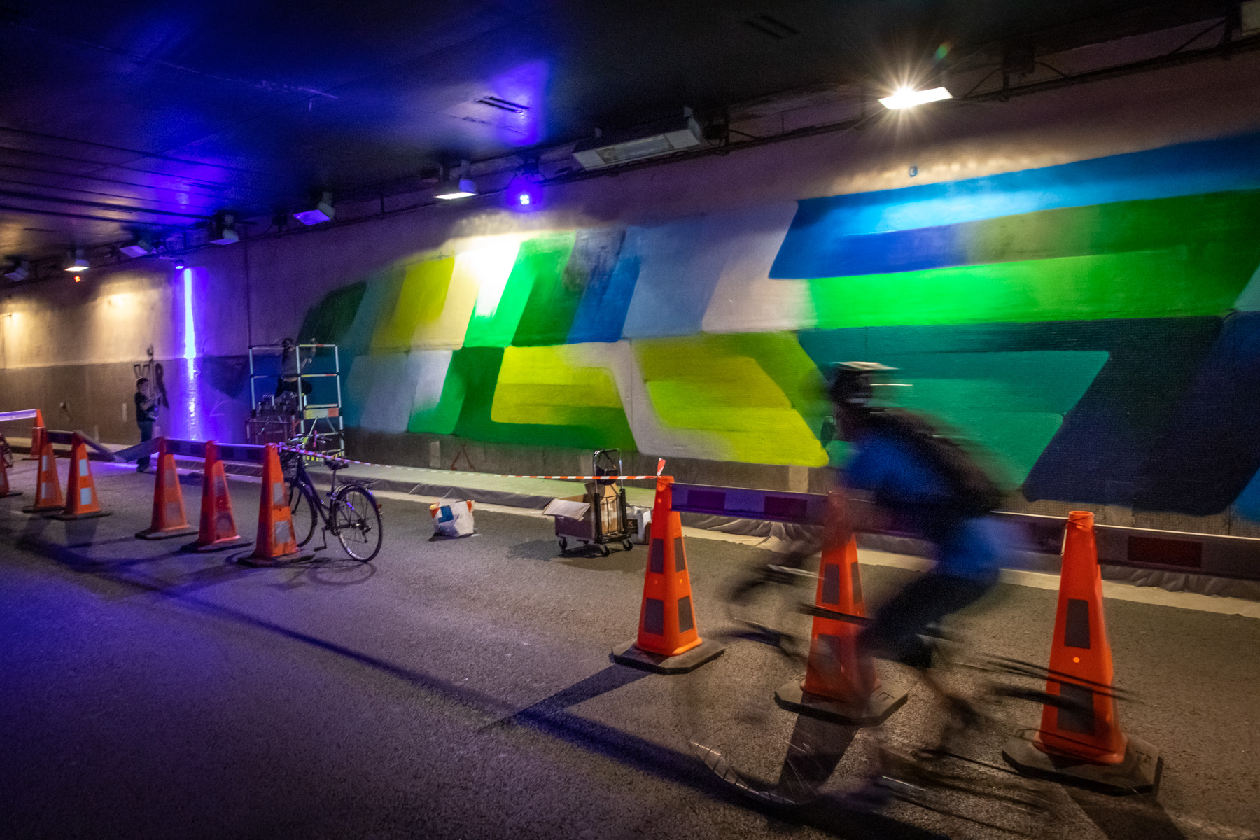 Tunnel des Tuileries - L’art urbain en bord de Seine - Work in progress - Juillet 2022