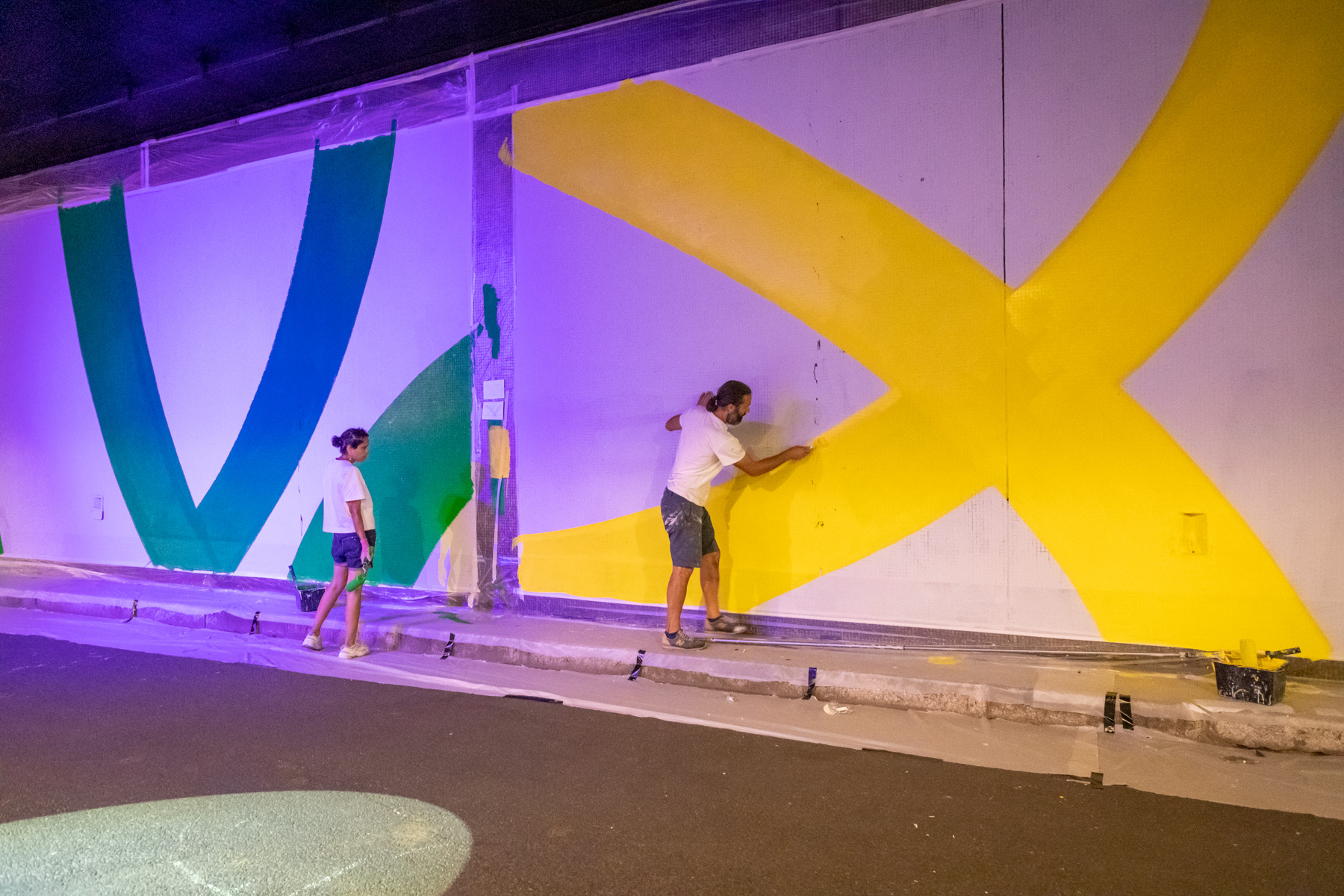 Tunnel des Tuileries - L’art urbain en bord de Seine - Work in progress - Juillet 2022