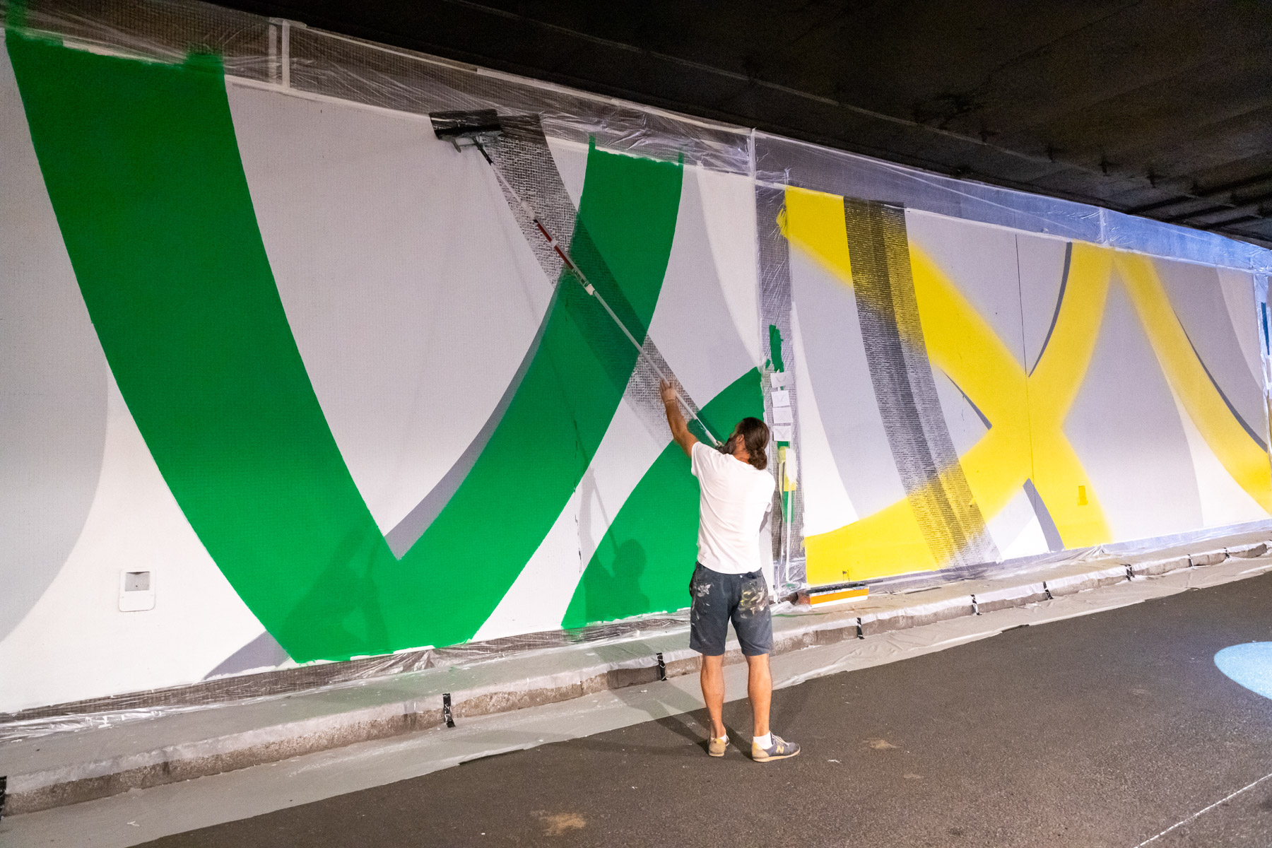 Tunnel des Tuileries - L’art urbain en bord de Seine - Work in progress - Juillet 2022