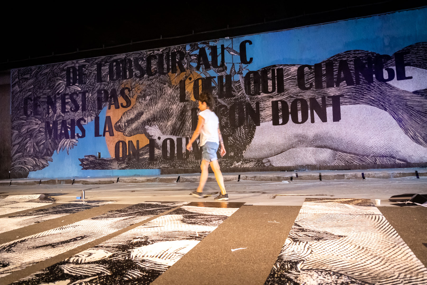 Tunnel des Tuileries - L’art urbain en bord de Seine - Work in progress - Juillet 2022