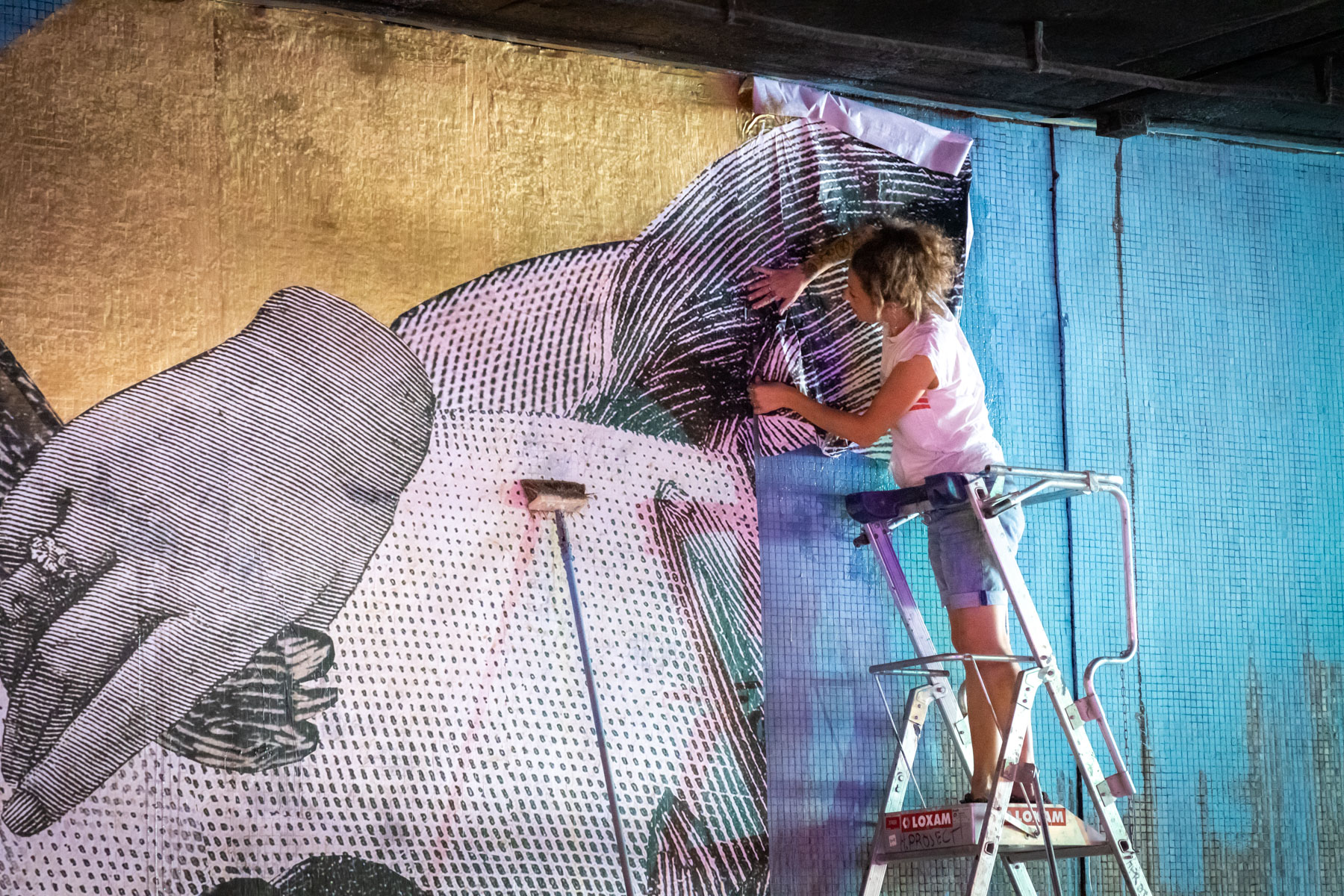 Tunnel des Tuileries - L’art urbain en bord de Seine - Work in progress - Juillet 2022