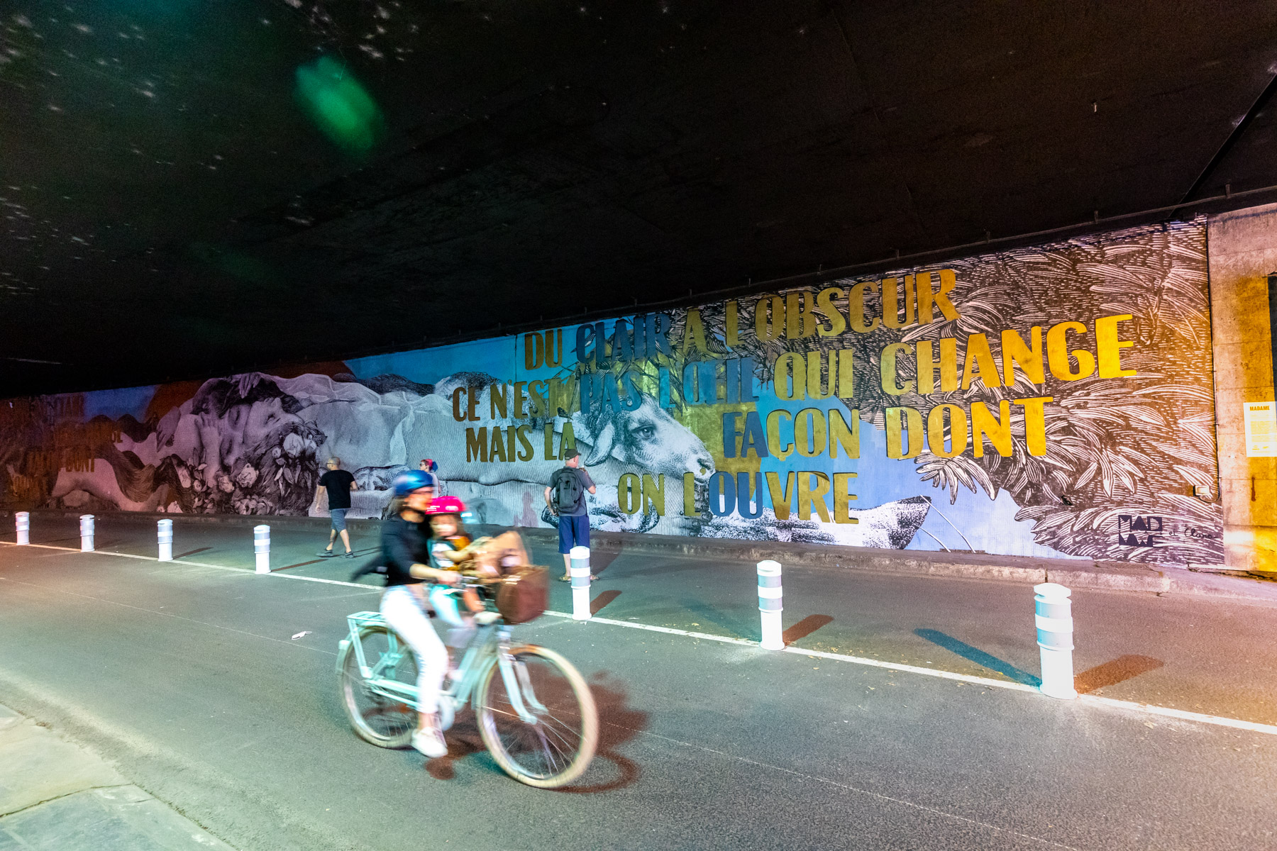 Tunnel des Tuileries - L’art urbain en bord de Seine - Août 2022